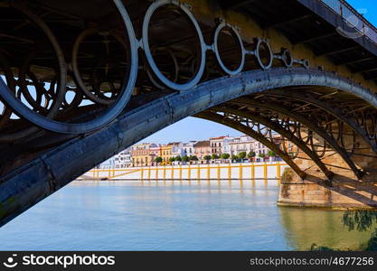 Puente Isabel II bridge in Triana Seville of Andalusia Spain