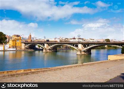Puente Isabel II bridge in Triana Seville of Andalusia Spain