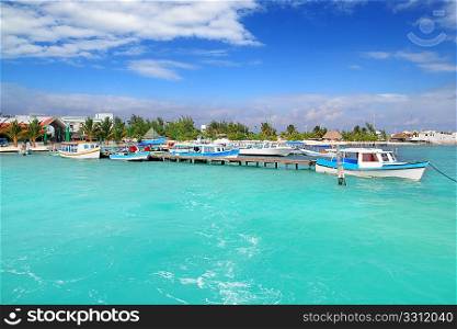 Puerto Juarez Cancun Quintana Roo tropical Caribbean boats