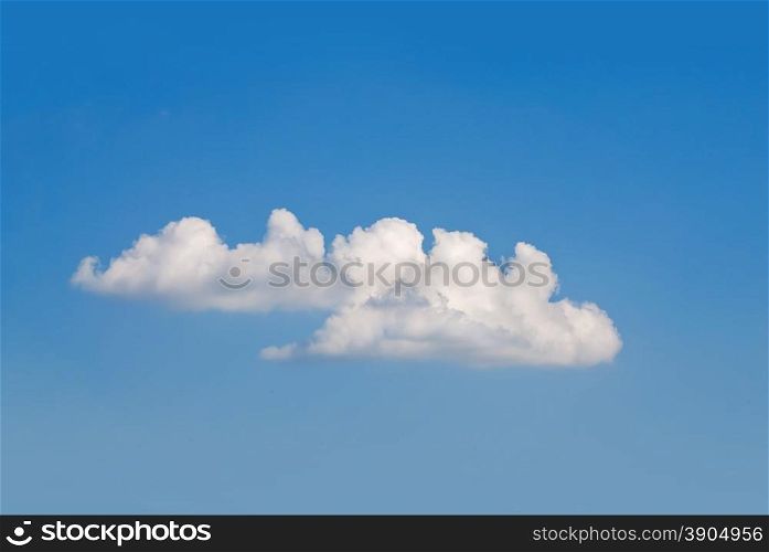 puffy cloud on blue sky