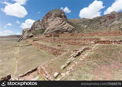 Pukara ruins, near the city of Cuzco,Peru