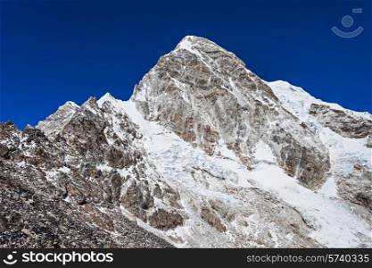 Pumori mountain in Everest region, Himalaya, Nepal