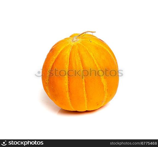 Pumpkin isolated over white