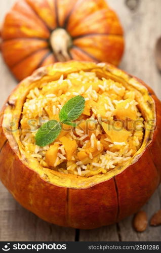 pumpkin risotto