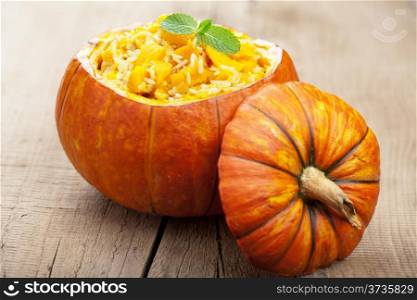 pumpkin risotto