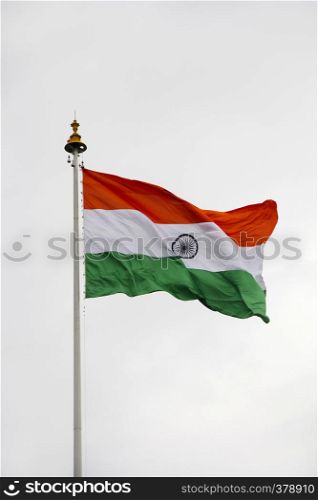 PUNE, MAHARASHTRA, INDIA, 15 Aug 2018, Indian National flag waving on Independence Day. PUNE, MAHARASHTRA, INDIA, 15 Aug 2018, Indian National flag waving on Independence Day.