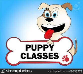 Puppy Classes Meaning Educated Classrooms And Pets