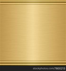 pure gold. large sheet of brushed gold with turned edging