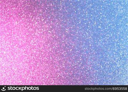 Purple and blue silver glitter. Abstract background filled with shiny blue and purple glitter