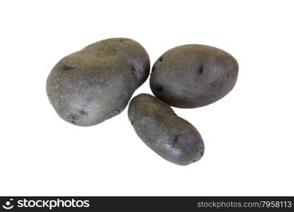 Purple Bliss Potatoes are a new variety of potatoes which show a deep purple color throughout the skin and flesh
