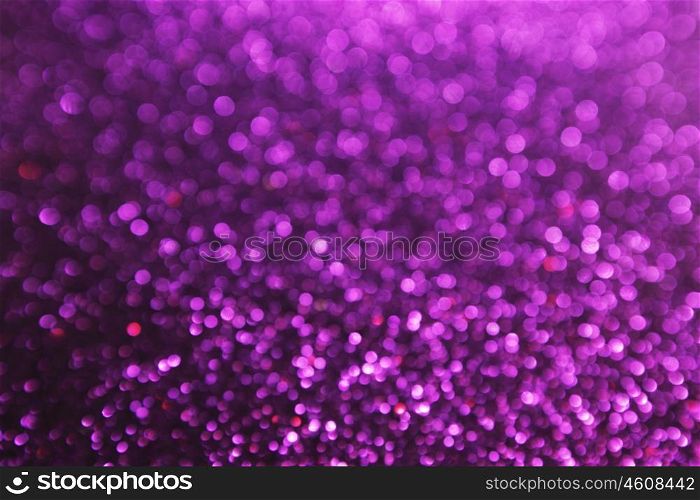Purple bokeh holiday textured glitter background
