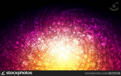 Purple colour bokeh abstract light background. Illustration