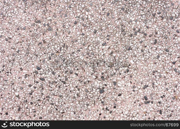 Purple gravel background. Gravel background for design. Gravel background in general style. Gravel background and small stone