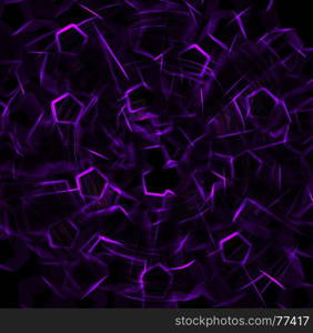 Purple outline twirl abstraction backdrop