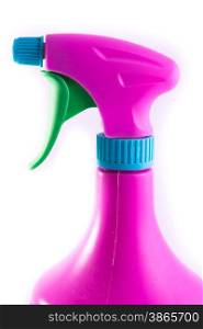 purple spray bottle