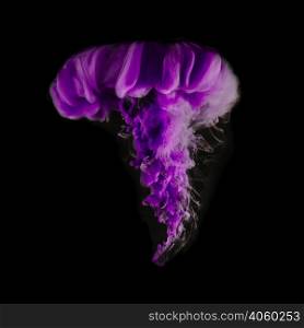 purple vivid cloud ink black