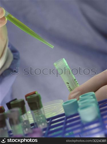 Putting Chemicals in a Vial