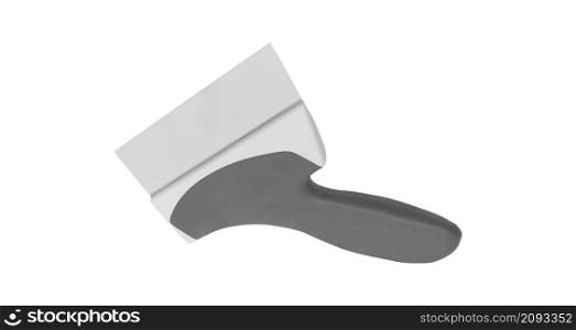 putty knife isolated on white