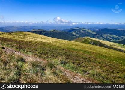 Puy Mary and Chain of volcanoes of Auvergne in Cantal, France. Puy Mary and Chain of volcanoes of Auvergne, Cantal, France