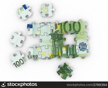 Puzzle euro. 3d