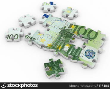 Puzzle euro. 3d
