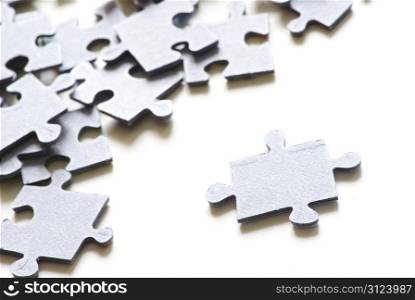 Puzzle isolated on a white background