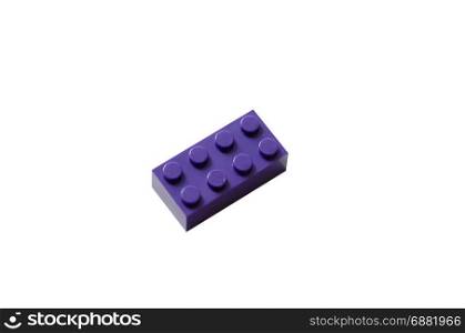 puzzle LEGO on the white background.