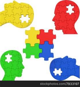 Puzzle Teamwork Meaning Think About It And Organized Teams