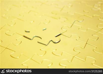 Puzzles for background. business concept