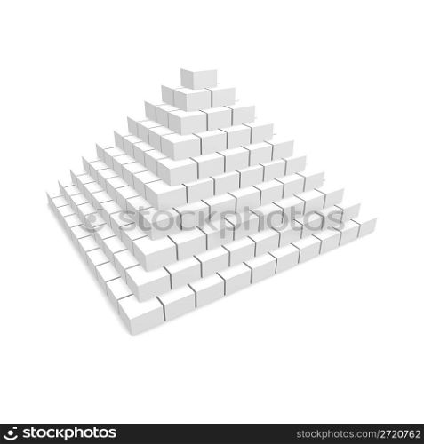 Pyramid 3d rendered image