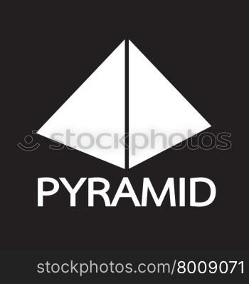 Pyramid design icon