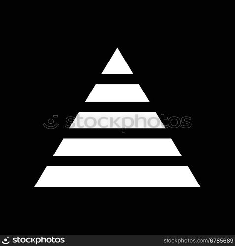 Pyramid Icon Illustration design