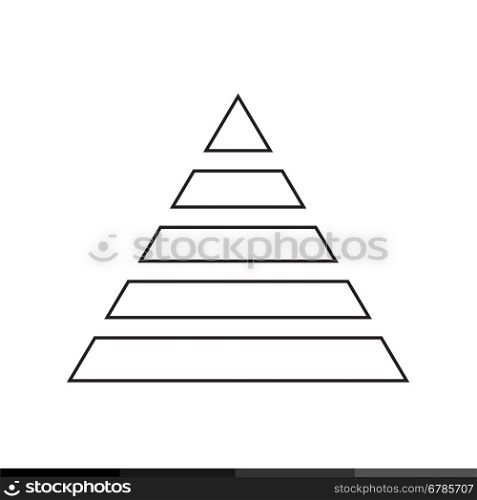 Pyramid Icon Illustration design