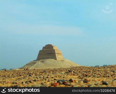 Pyramid in a desert