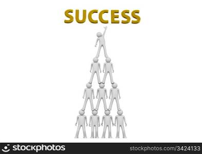 Pyramid of success - Crowds collection
