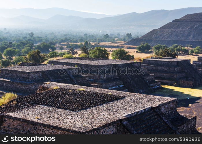 Pyramid of the Sun. Teotihuacan. Mexico.