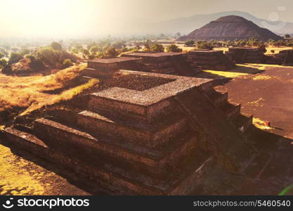 Pyramid of the Sun. Teotihuacan. Mexico.