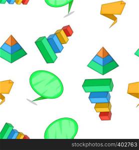 Pyramid pattern. Cartoon illustration of pyramid vector pattern for web. Pyramid pattern, cartoon style