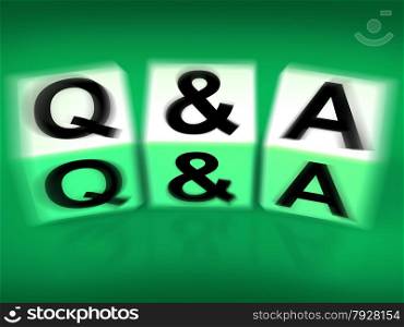 Q&amp;A Blocks Displaying Questions and Answers