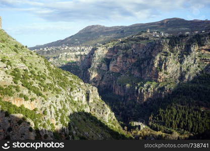 Quadisha valley in Lebanon