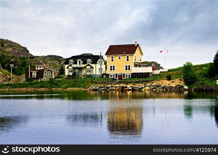 Quaint seaside fishing village in Newfoundland Canada