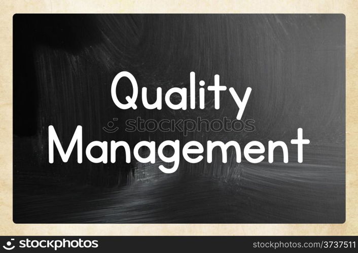 quality management concept