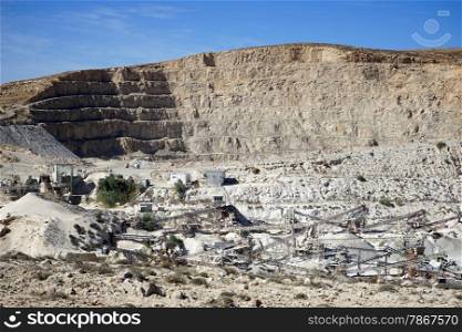 Quarry near Drejat village in Israel