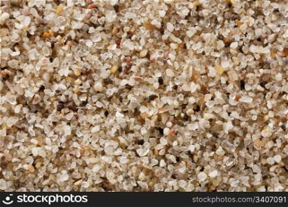 quartz sand grain at 4 times life-size magnification, a sample from Great Sand Dunes National Park, Colorado