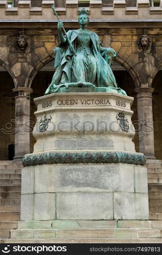 Queen Victoria statue in Montreal Canada.