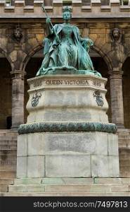 Queen Victoria statue in Montreal Canada.
