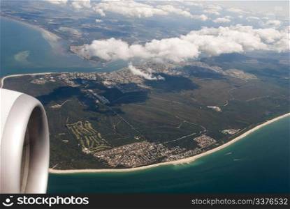 Queensland from the Plane, Australia, August 2009