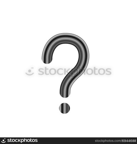 Question Mark Icon Isolated on White Background. Question Mark Isolated