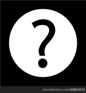 Question mark sign icon