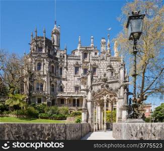 Quinta da Regaleira in Sintra, Portugal. In the palace and the park are hidden symbols related to alchemy, Masonry, the Knights Templar, and the Rosicrucians